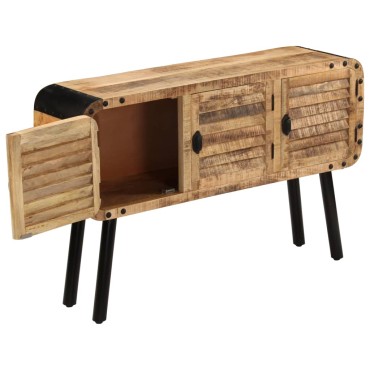 vidaXL Μπουφές 120x30x76cm από Μασίφ Ξύλο Μάνγκο 1 τεμ.