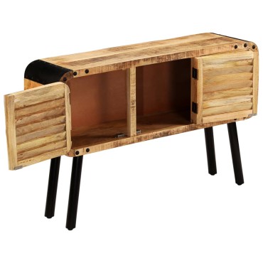 vidaXL Μπουφές 120x30x76cm από Μασίφ Ξύλο Μάνγκο 1 τεμ.