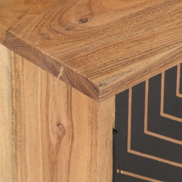 vidaXL Έπιπλο Τηλεόρασης 115x30x39cm από Μασίφ Ξύλο Ακακίας