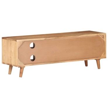 vidaXL Έπιπλο Τηλεόρασης 115x30x39cm από Μασίφ Ξύλο Ακακίας