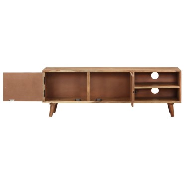 vidaXL Έπιπλο Τηλεόρασης 115x30x39cm από Μασίφ Ξύλο Ακακίας
