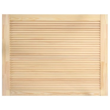 vidaXL Πορτάκια με Περσίδες 4 Τεμ. 39,5x59,4 εκ. από Μασίφ Ξύλο Πεύκου