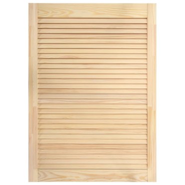 vidaXL Πορτάκια με Περσίδες 4 Τεμ. 69x39,4 εκ. από Μασίφ Ξύλο Πεύκου
