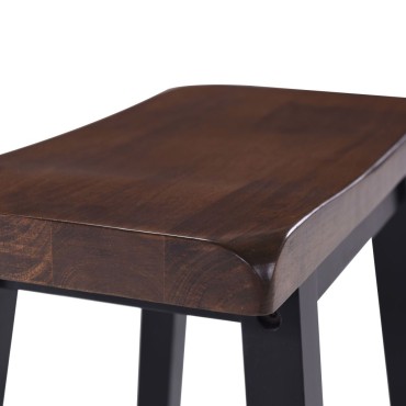 vidaXL Σετ Επίπλων Μπαρ 3 τεμ. Μαύρο από MDF 108x48x90,8cm