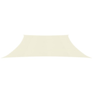 vidaXL Πανί Σκίασης Κρεμ 3/4 x 2 μ. από HDPE 160 γρ./μ²