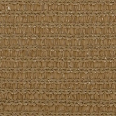 vidaXL Πανί Σκίασης Taupe 3/4 x 3 μ. από HDPE 160 γρ./μ²