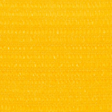 vidaXL Πανί Σκίασης Κίτρινο 3/4 x 3 μ. από HDPE 160 γρ./μ²