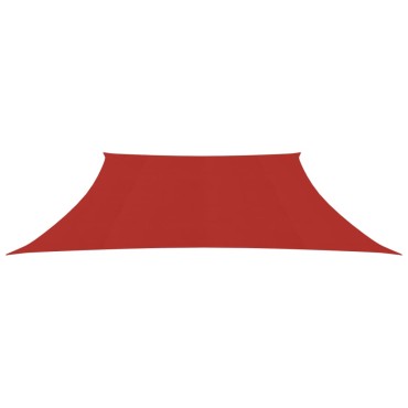 vidaXL Πανί Σκίασης Κόκκινο 4/5 x 3 μ. από HDPE 160 γρ./μ²