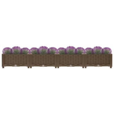 vidaXL Ζαρντινιέρα 160 x 40 x 23 εκ. από Πολυπροπυλένιο