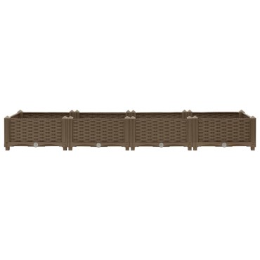 vidaXL Ζαρντινιέρα 160 x 40 x 23 εκ. από Πολυπροπυλένιο