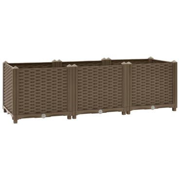 vidaXL Ζαρντινιέρα 120 x 40 x 38 εκ. από Πολυπροπυλένιο