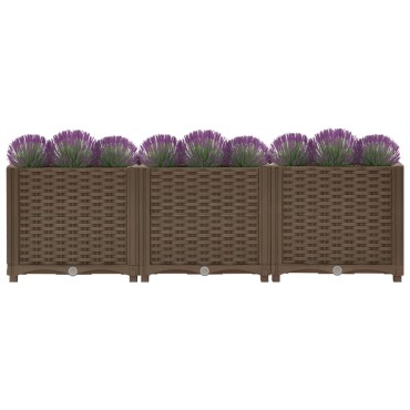 vidaXL Ζαρντινιέρα 120 x 40 x 38 εκ. από Πολυπροπυλένιο