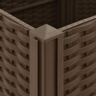 vidaXL Ζαρντινιέρα 120 x 40 x 38 εκ. από Πολυπροπυλένιο