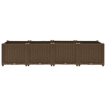 vidaXL Ζαρντινιέρα 160 x 40 x 38 εκ. από Πολυπροπυλένιο