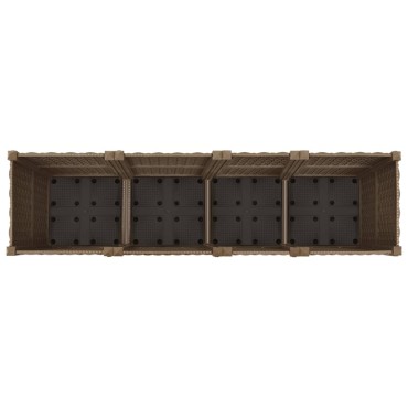 vidaXL Ζαρντινιέρα 160 x 40 x 38 εκ. από Πολυπροπυλένιο