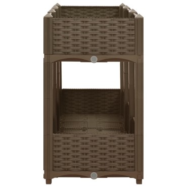 vidaXL Ζαρντινιέρα 120 x 40 x 71 εκ. από Πολυπροπυλένιο