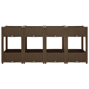 vidaXL Ζαρντινιέρα 160 x 40 x 71 εκ. από Πολυπροπυλένιο
