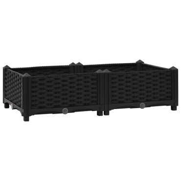 vidaXL Ζαρντινιέρα 80 x 40 x 23 εκ. από Πολυπροπυλένιο