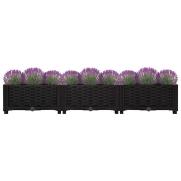 vidaXL Ζαρντινιέρα 120 x 40 x 23 εκ. από Πολυπροπυλένιο