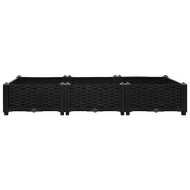 vidaXL Ζαρντινιέρα 120 x 40 x 23 εκ. από Πολυπροπυλένιο