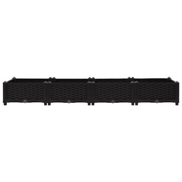 vidaXL Ζαρντινιέρα 160 x 40 x 23 εκ. από Πολυπροπυλένιο