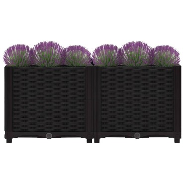 vidaXL Ζαρντινιέρα 80 x 40 x 38 εκ. από Πολυπροπυλένιο