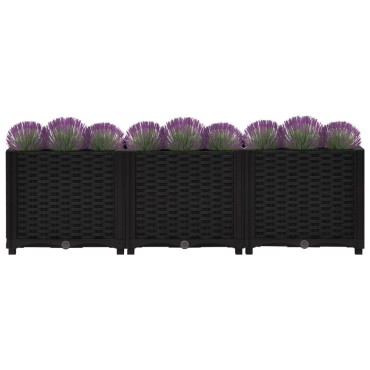 vidaXL Ζαρντινιέρα 120 x 40 x 38 εκ. από Πολυπροπυλένιο