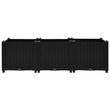 vidaXL Ζαρντινιέρα 120 x 40 x 38 εκ. από Πολυπροπυλένιο