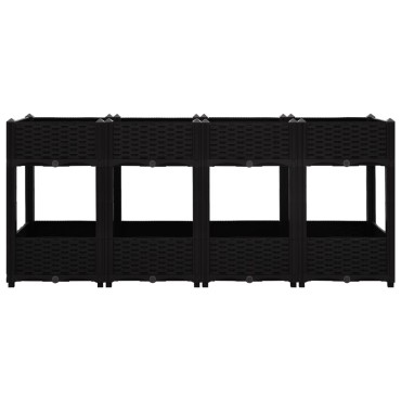 vidaXL Ζαρντινιέρα 160 x 40 x 71 εκ. από Πολυπροπυλένιο