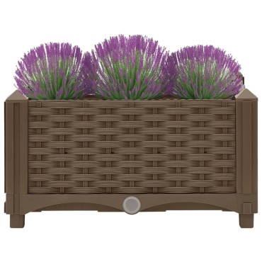 vidaXL Ζαρντινιέρα 40 x 40 x 23 εκ. από Πολυπροπυλένιο
