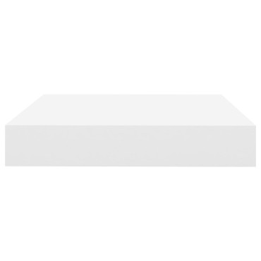 vidaXL Ράφια Τοίχου 4 τεμ. Δρυς και Άσπρο 23x23,5x3,8cm MDF