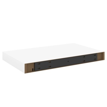 vidaXL Ράφι Τοίχου Δρυς/Άσπρο 40x23x3,8cm MDF 1 τεμ.