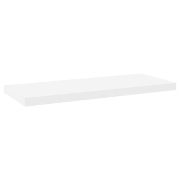 vidaXL Ράφι Τοίχου Δρυς/Άσπρο 80x23,5x3,8cm από MDF 1 τεμ.