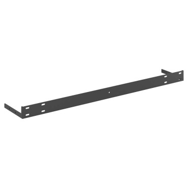 vidaXL Ράφι Τοίχου Δρυς/Άσπρο 80x23,5x3,8cm από MDF 1 τεμ.