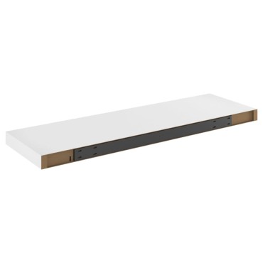 vidaXL Ράφια Τοίχου 2 τεμ. Δρυς/Λευκό 80x23,5x3,8cm MDF