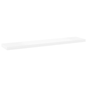 vidaXL Ράφια Τοίχου 4 τεμ. Δρυς/Λευκό 120x23,5x3,8cm MDF