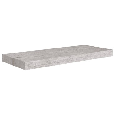 vidaXL Ράφια Τοίχου 4 τεμ. Γκρι Σκυροδέματος 60x23,5x3,8cm MDF