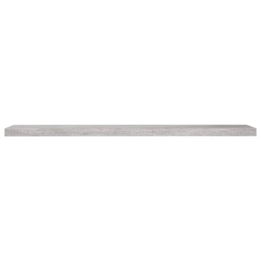 vidaXL Ράφι Τοίχου Γκρι Σκυροδέματος 120x23,5x3,8cm από MDF 1 τεμ.