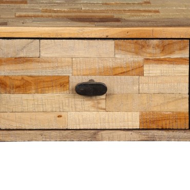 vidaXL Τραπέζι Κονσόλα 120x30x76cm Μασίφ Ανακυκλωμένο Ξύλο Teak 1 τεμ.