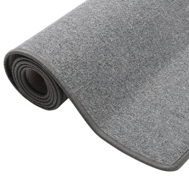 vidaXL Χαλί Διάδρομος Σκούρο Γκρι 80x400cm