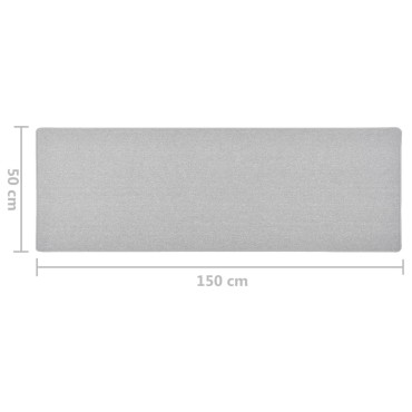 vidaXL Χαλί Διάδρομος Ανοιχτό Γκρι 50x150cm
