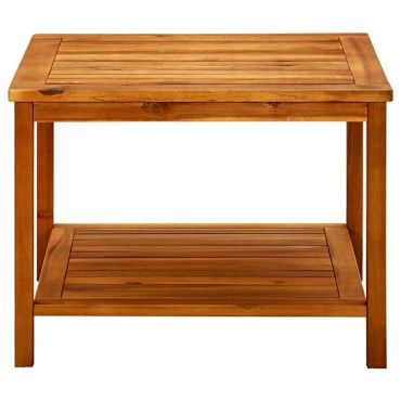 vidaXL Τραπεζάκι Σαλονιού 60x60x45cm από Μασίφ Ξύλο Ακακίας 1 τεμ.
