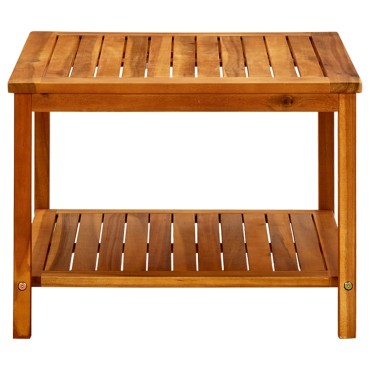 vidaXL Τραπεζάκι Σαλονιού 60x60x45cm από Μασίφ Ξύλο Ακακίας 1 τεμ.