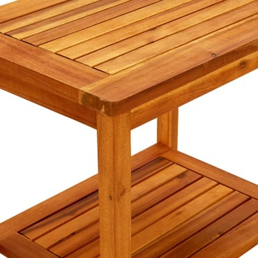 vidaXL Τραπεζάκι Σαλονιού 50x35x45cm Μασίφ Ξύλο Ακακίας 1 τεμ.