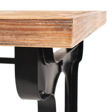 vidaXL Τραπεζαρία 122x65x82cm με Επιφάνεια από Μασίφ Ξύλο Ελάτης 1 τεμ.