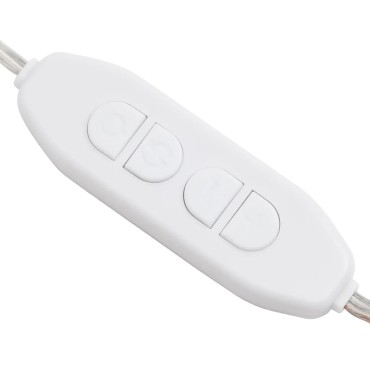vidaXL Καθρέφτης Τοίχου Ορθογώνιος με Φωτισμό LED Γυάλ. Χωρίς Πλαίσιο