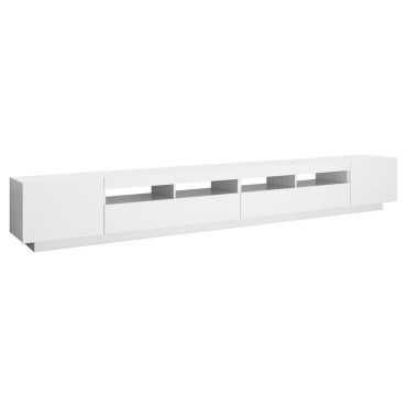 vidaXL Έπιπλο Τηλεόρασης με LED Λευκό 300 x 35 x 40 εκ.