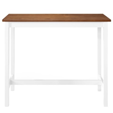 vidaXL Τραπέζι Μπαρ 108x60x91cm από Μασίφ Ξύλο 1 τεμ.