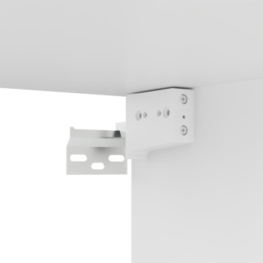 vidaXL Έπιπλα Τηλεόρασης 4 τεμ. Λευκά 100x30x30cm Επεξ. Ξύλο
