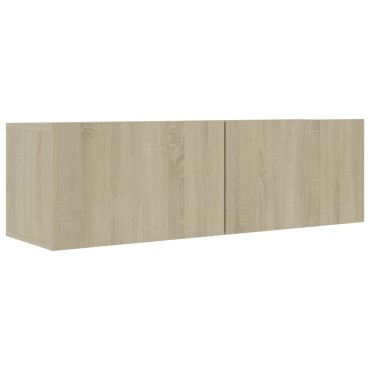 vidaXL Έπιπλα Τηλεόρασης 4 τεμ. Sonoma Δρυς 100x30x30cm Επεξ. Ξύλο
